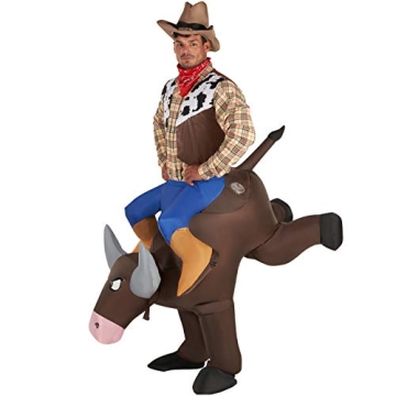 Morph Inflatable Bull Costume for Adults - Hilarious Fun!