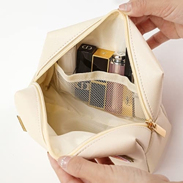 WALONER Preppy Cosmetic Bag Waterproof for Travel