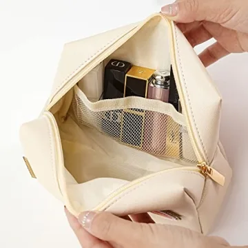 WALONER Preppy Cosmetic Bag Waterproof for Travel