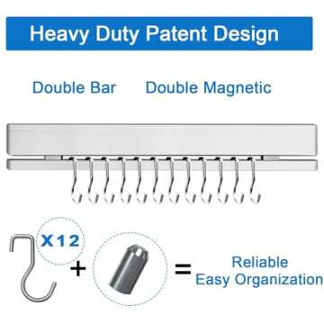 HomeSimplex Magnetic Knife Holder - Perfect for Your Kitchen