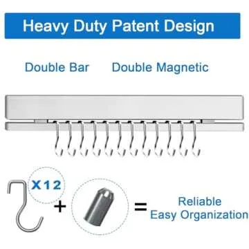 HomeSimplex Magnetic Knife Holder - Perfect for Your Kitchen