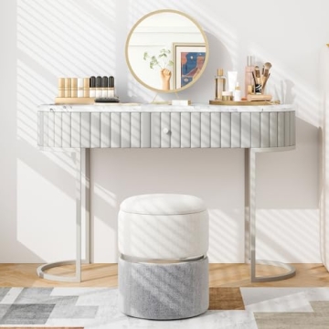 Stylish Giantex Nesting Ottomans Set - Storage & Comfort