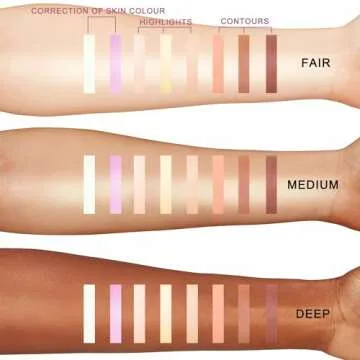 Youngfocus Cream Contour Kit - 8 Color Makeup Palette