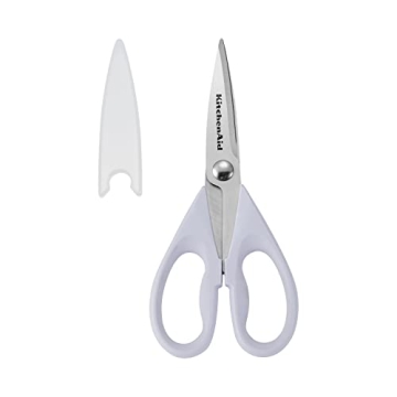 KitchenAid All Purpose Kitchen Shears - Durable Stainless Steel and Soft Grip Handle for Versatile C...