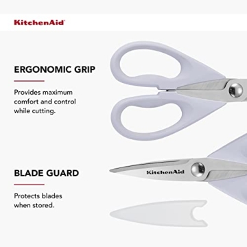 KitchenAid Kitchen Shears with Protective Sheath and Comfort Grip