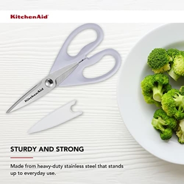 KitchenAid Kitchen Shears with Protective Sheath and Comfort Grip