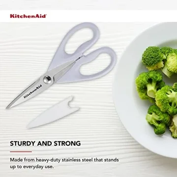KitchenAid Kitchen Shears with Protective Sheath and Comfort Grip