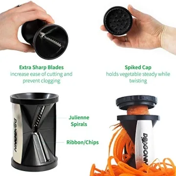 DRAGONN Spiral Slicer for Healthier Zucchini Noodles