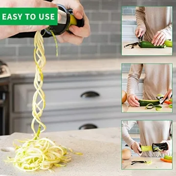 DRAGONN Spiral Slicer for Healthier Zucchini Noodles