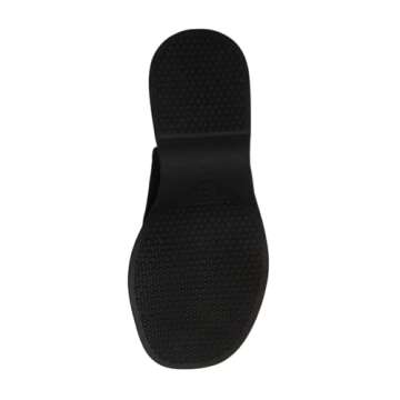 Steve Madden womens Slinky30 Wedge Sandal, Black, 7 US