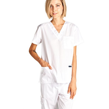 Unisex Dagacci Medical Scrub Set - White, X-Small