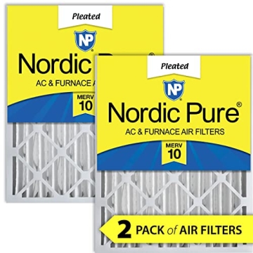 Nordic Pure MERV 10 Air Filters Quality Odor Control