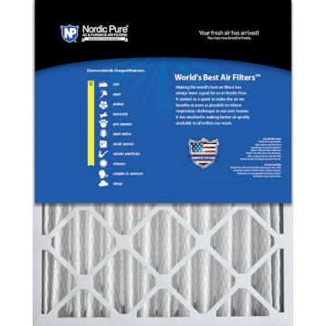 Nordic Pure MERV 10 Air Filters Quality Odor Control