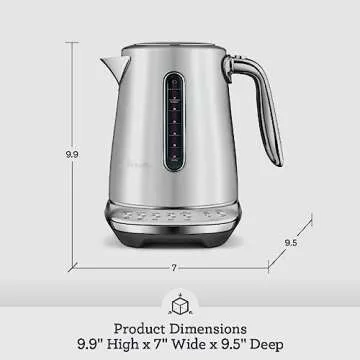 Breville Smart Kettle Luxe BKE845BTR for Perfect Brews
