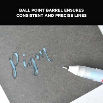 Sakura Quickie Glue Pens - Liquid Glue Pens for Crafting - Pinpoint Roller Glue - 0.7 mm Tip - 6 Pack