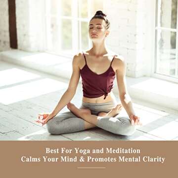 MAYJAM Sandalwood Essential Oil for Diffuser & Aromatherapy