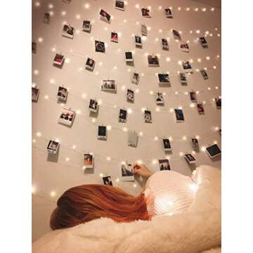 EZDC USB Powered 100 LED Photo Clip String Lights