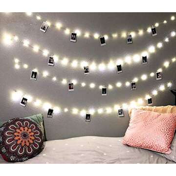 EZDC USB Powered 100 LED Photo Clip String Lights