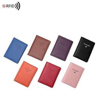 Stylish BAKUN Leather Passport Holder with RFID Protection