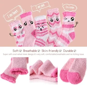 EBMORE Women’s Fuzzy Socks - Cozy Winter Gifts & More