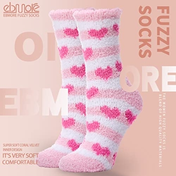 EBMORE Women’s Fuzzy Socks - Cozy Winter Gifts & More