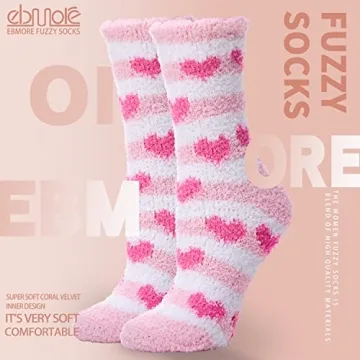 EBMORE Women’s Fuzzy Socks - Cozy Winter Gifts & More