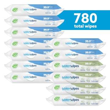 WaterWipes Bundle of Premium Water-Based Wipes