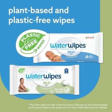 WaterWipes Bundle of Premium Water-Based Wipes