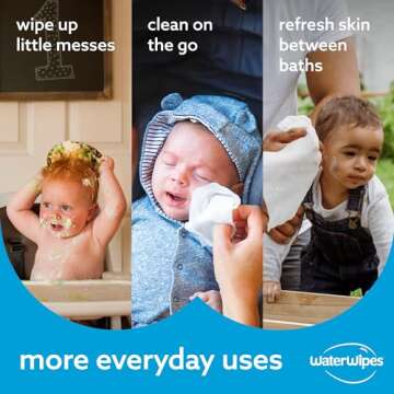 WaterWipes Bundle of Premium Water-Based Wipes