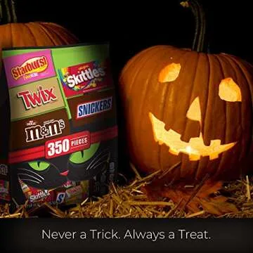 Mars Halloween Candy Variety Mix 350 Piece Fun Size Treats