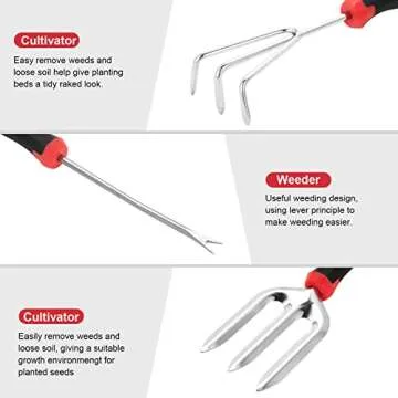 MOXILS 9 Pieces Gardening Tool Set for Every Gardener