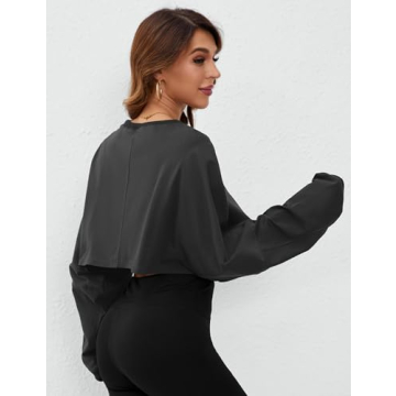 MISSACTIVER Women's Oversized Crop T-Shirt for Stylish Comfort