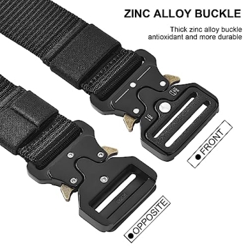 BEIJOVINGLINE Tactical Quick Release Belt for Men