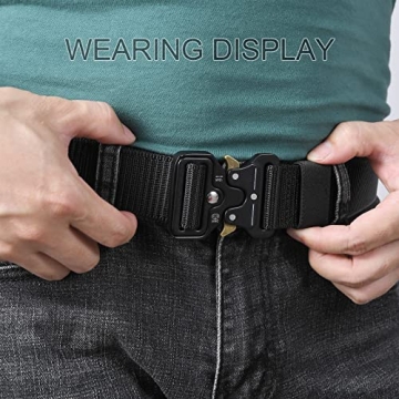 BEIJOVINGLINE Tactical Quick Release Belt for Men