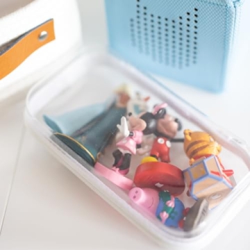 Maple + Lark Bliss Bins: Clear Hard Zipper Storage Cases for Ultimate Organization