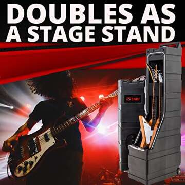 ENKI EXV Double Electric Guitar Hard Case for Musicians