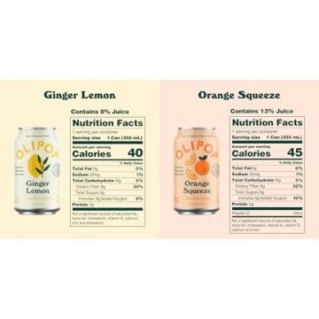 OLIPOP Soda Variety Pack - Refreshing Healthy Sof Drinks