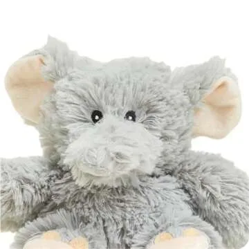 warmies Junior Microwavable & Weighted Stuffed Animals, Elephant - Heated Stuffed Animal Plushie for...