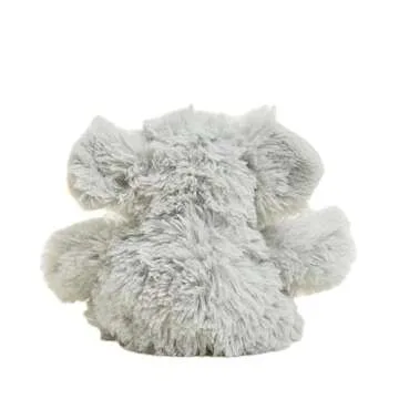 warmies Junior Microwavable & Weighted Stuffed Animals, Elephant - Heated Stuffed Animal Plushie for Warmth & Comfort - Cute Soft Plush Toys for Adults & Children (Boys, Girls, Babies & Toddlers)