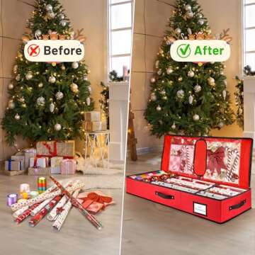 Mrrihand Wrapping Paper Organizer for All Occasions