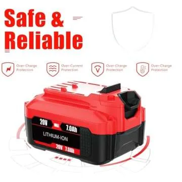 POWTREE 7000mAh 20V CMCB205 Battery Replacement for Craftsman V20 MAX Lithium Ion Battery CMCB205 CMCB204 CMCB206 CMCB202 CMCB201 20V Cordless Power Tools Craftsman 20V Max V20 Series Battery 2Pack