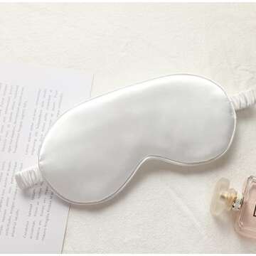 Silk Sleep Mask for Relaxing Sleep | Adjustable Comfort Mask