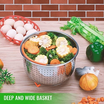 House Again Sturdy Stainless Steel Steamer Basket for Instant Pot