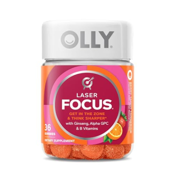 OLLY Laser Focus Gummy with Ginseng & B Vitamins