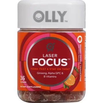 OLLY Laser Focus Gummy with Ginseng & B Vitamins