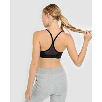 Nike Women's Dri-Fit Indy Training Bra (Black, Small)