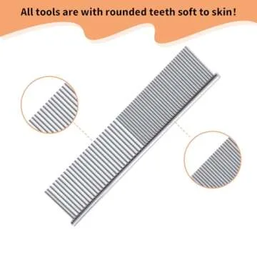 Werduoland Ergonomic Slicker Brush for Long-Haired Dogs