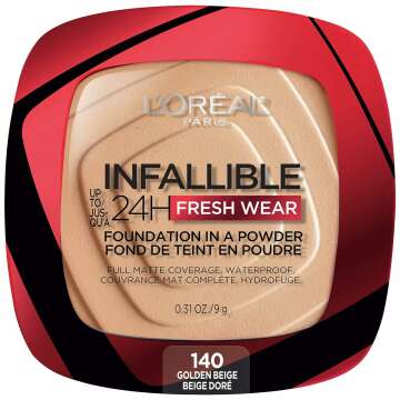 L'Oreal Paris Infallible Fresh Wear Foundation - Long-Lasting, Lightweight Coverage