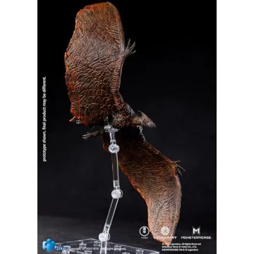 Flameborn Rodan UV Glow Action Figure with Articulation