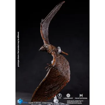 Flameborn Rodan UV Glow Action Figure with Articulation